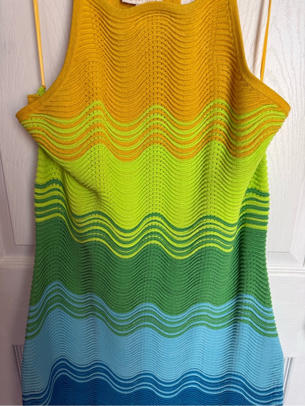 Torn by Ronny Kobo Hope Halter Knit Dress - Picture 4 of 8